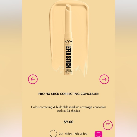 2/$20 Pro Fix Stick Correcting Concealer - Picture 1 of 2